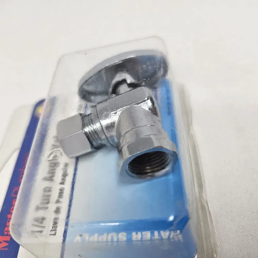 NEW Master Plumber Water Supply 1/4 Turn Angle Valve 604‎ 035 2005